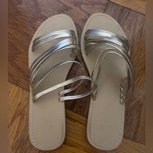 H&M gold sandals
